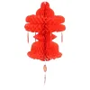 Red honeycomb paper lanterns are simple Chinese-style festive decorations for home use Item Picture